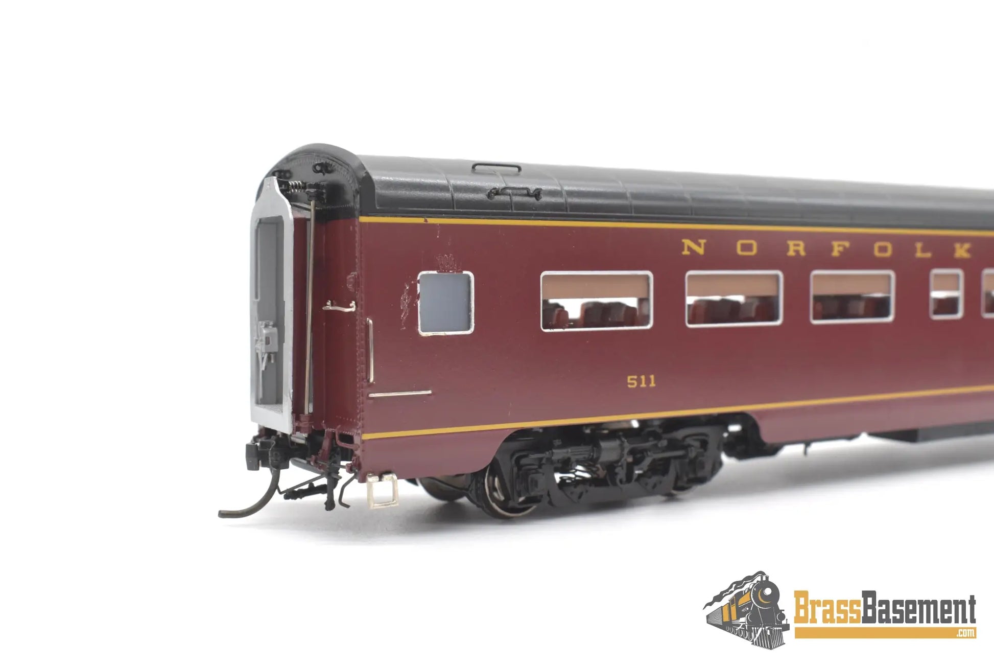 Ho Brass - Omi 4314.1 N&W Norfolk & Western ’Powhatan Arrow’ 5 Car Passenger Set F/P Full