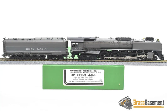 Ho Brass - Omi 4521.2 Union Pacific Fef - 3 #842 Gray Stripe Grayhound Mint Steam