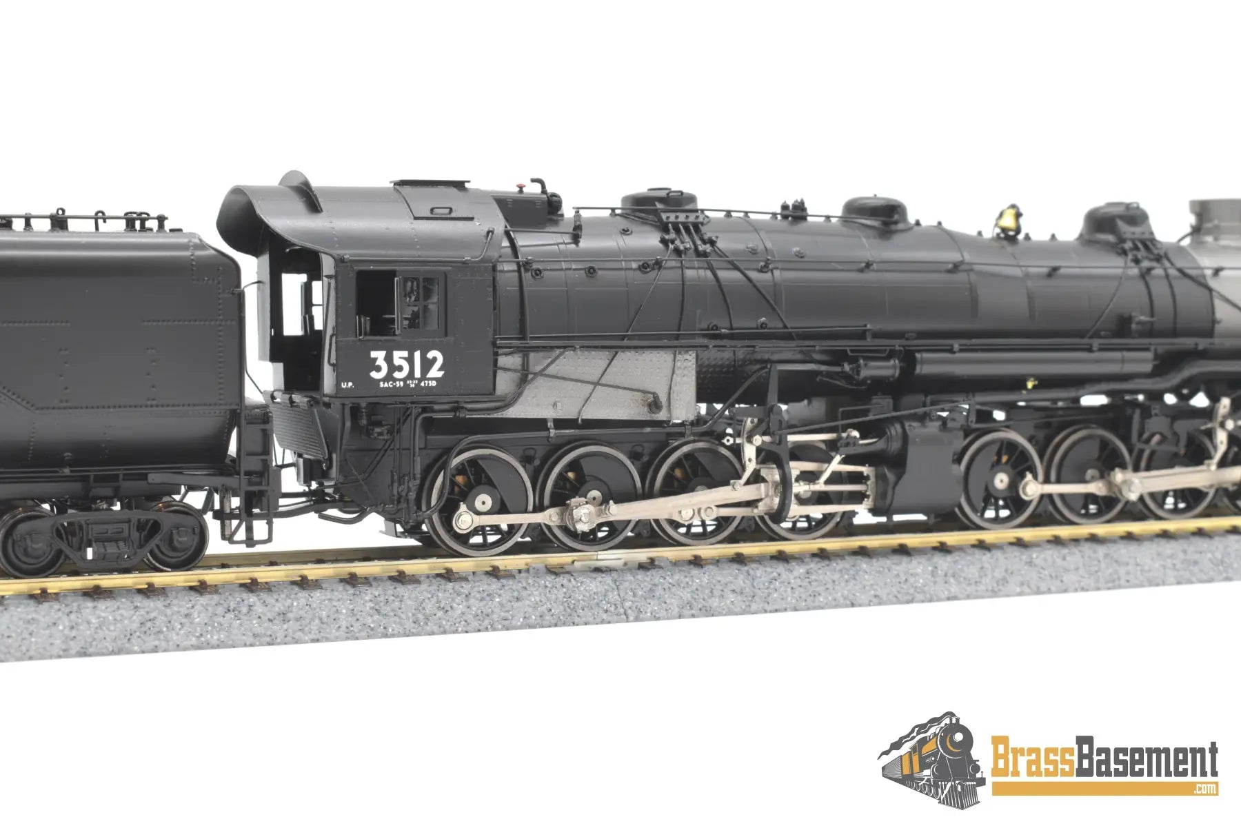 Ho Brass - Omi 4540.1 Union Pacific 2 - 8 - 8 - 0 #3512 ‘Bull Moose’ Mint Steam