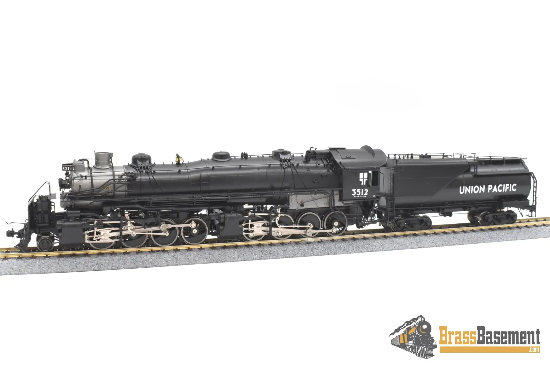 Ho Brass - Omi 4540.1 Union Pacific 2 - 8 - 8 - 0 #3512 ‘Bull Moose’ Mint Steam