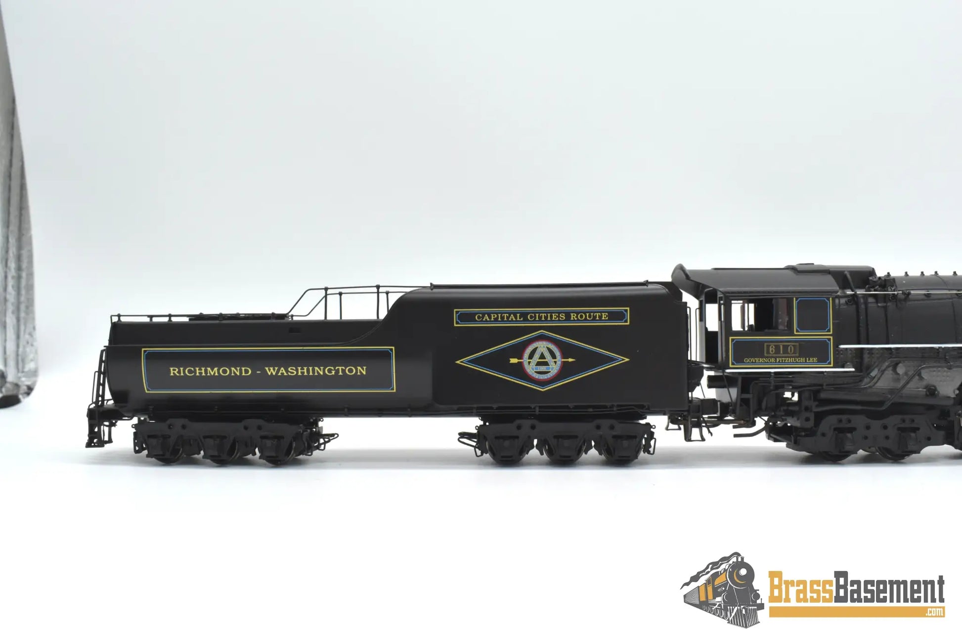 HO Brass - OMI 4548.1 RF&P Richmond Fredericksburg & Potomac 4-8-4 “Governor” #610 - Mint Steam