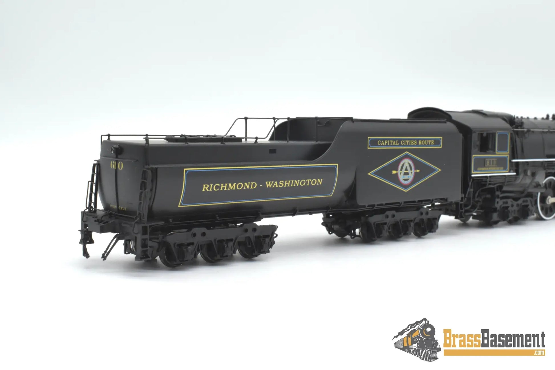 HO Brass - OMI 4548.1 RF&P Richmond Fredericksburg & Potomac 4-8-4 “Governor” #610 - Mint Steam