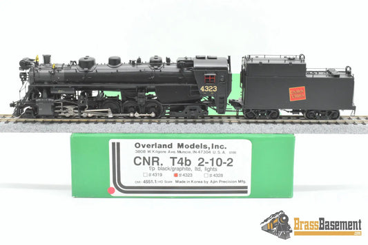 HO Brass - OMI 4551.1 Canadian National CNR T4b 2-10-2 #4323- Factory Paint - Ajin