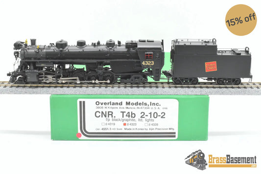 HO Brass - OMI 4551.1 Canadian National CNR T4b 2-10-2 #4323- Factory Paint - Ajin
