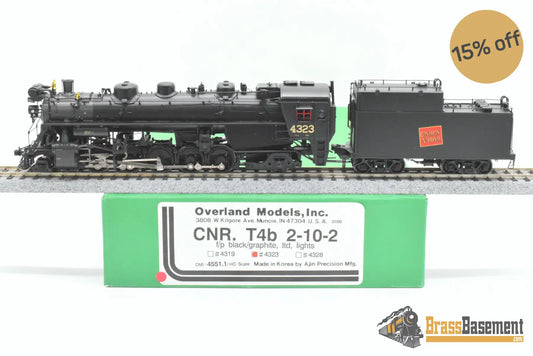 HO Brass - OMI 4551.1 Canadian National CNR T4b 2-10-2 #4323- Factory Paint - Ajin