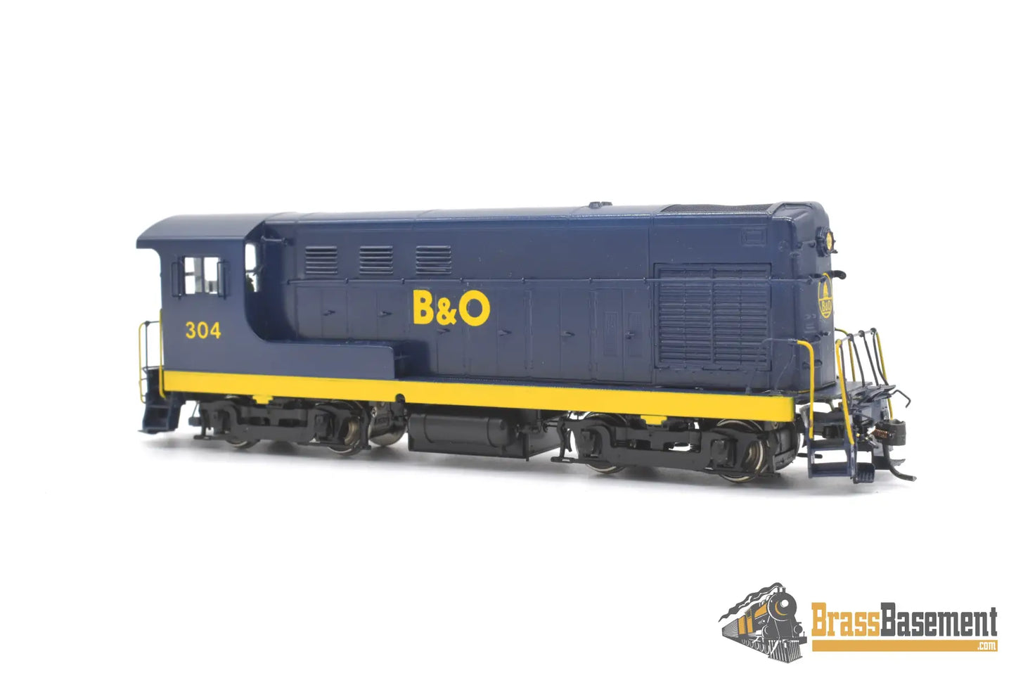 Ho Brass - Omi 5025 Baltimore & Ohio B&O H - 10 - 44 #304 Drop Damage Diesel