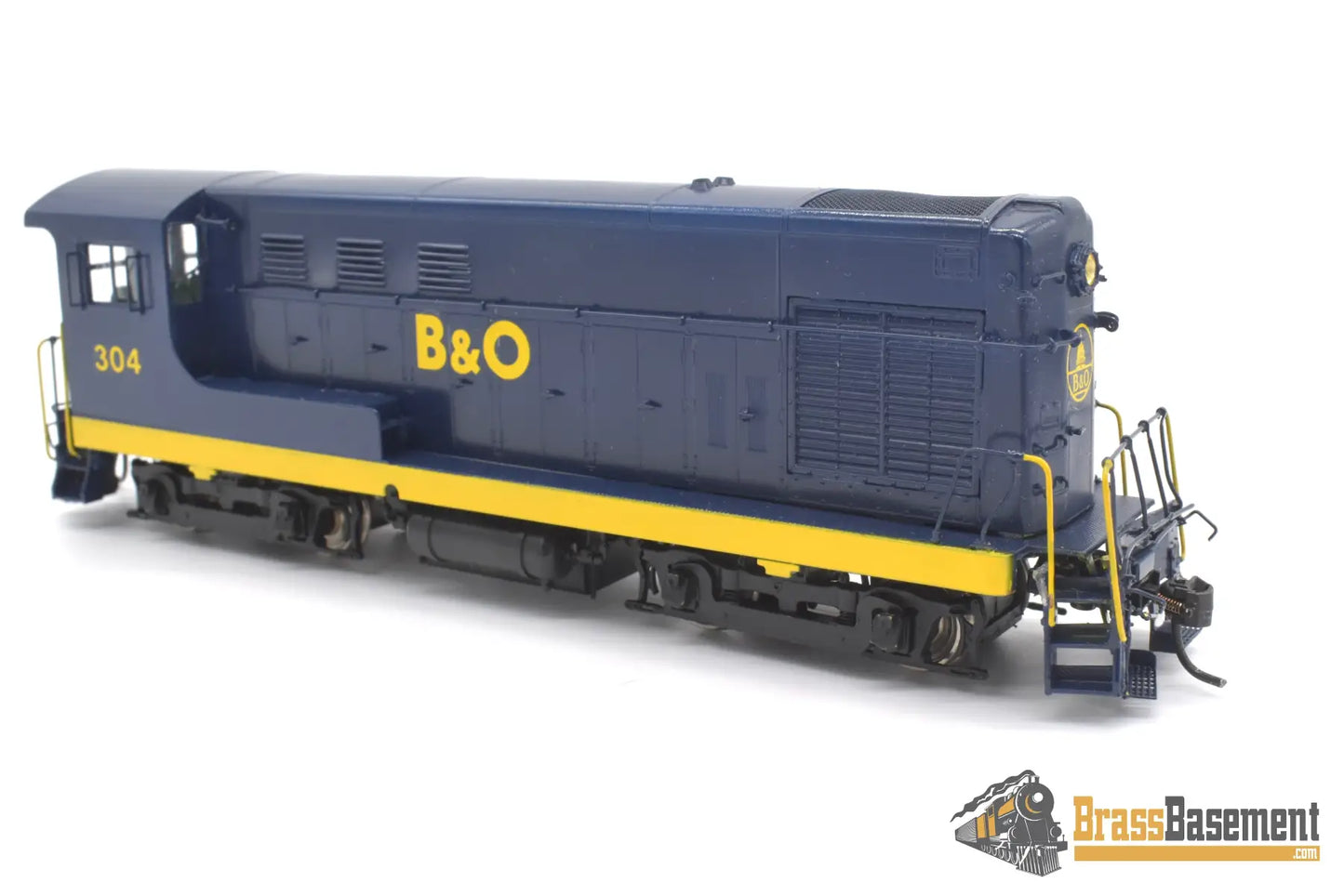 Ho Brass - Omi 5025 Baltimore & Ohio B&O H - 10 - 44 #304 Drop Damage Diesel