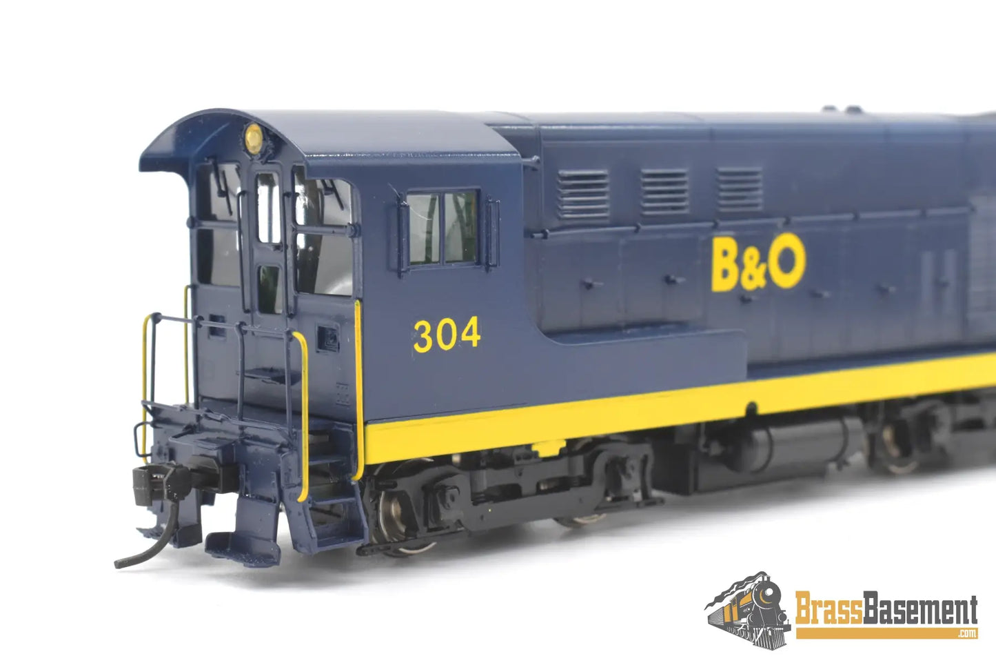 Ho Brass - Omi 5025 Baltimore & Ohio B&O H - 10 - 44 #304 Drop Damage Diesel