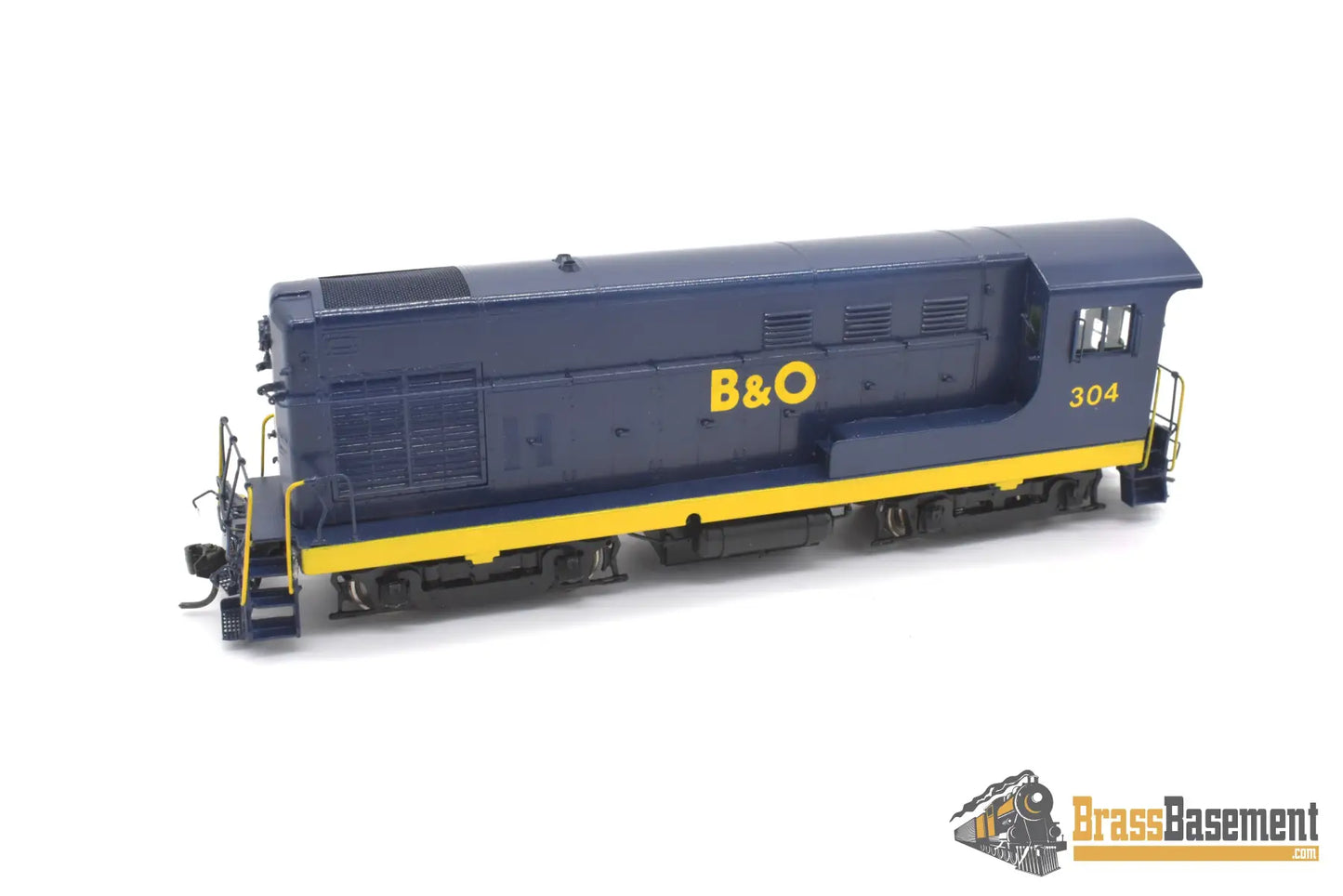 Ho Brass - Omi 5025 Baltimore & Ohio B&O H - 10 - 44 #304 Drop Damage Diesel