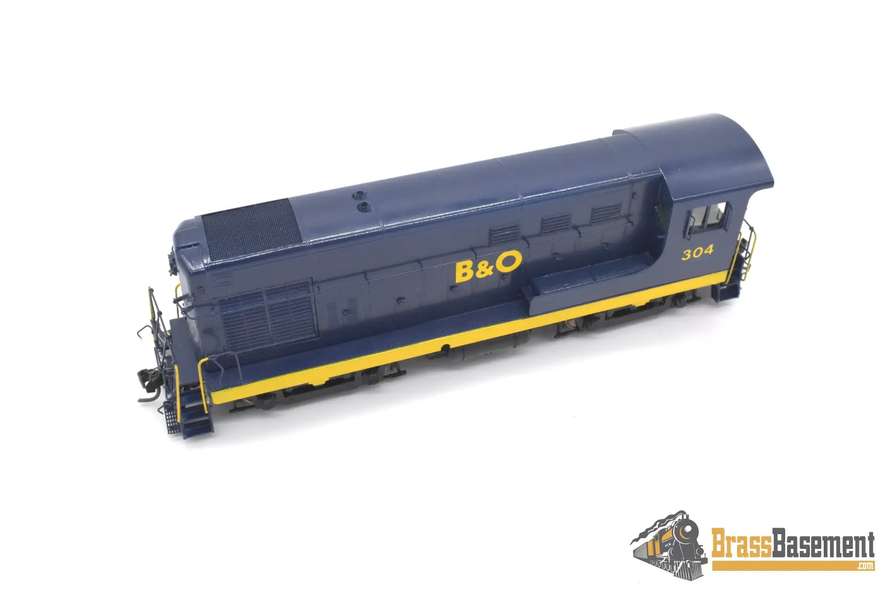 Ho Brass - Omi 5025 Baltimore & Ohio B&O H - 10 - 44 #304 Drop Damage Diesel