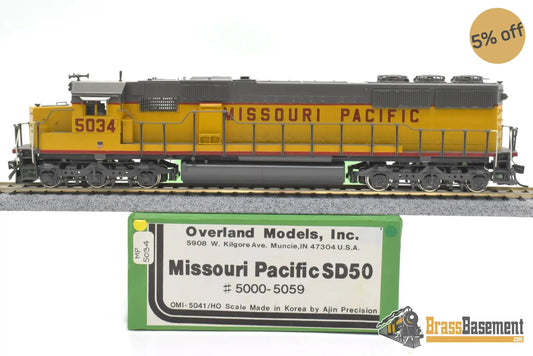 Ho Brass - Omi 5041.1 Missouri Pacific Mp Sd50 #5034 C/Pomi