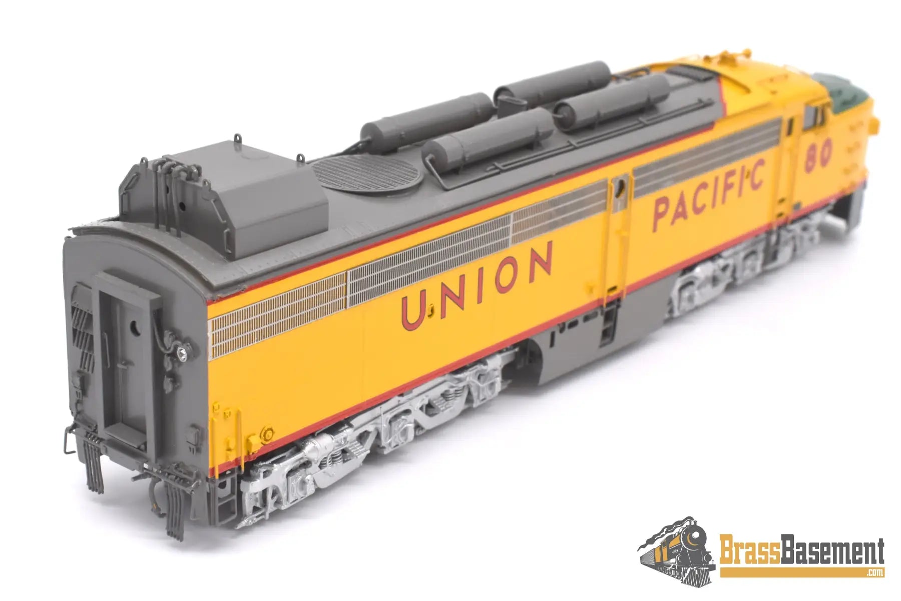 Ho Brass - Omi 5096.1 Overland Union Pacific Up #80/8080 Coal Turbine 3 Unit Set Factory Painted