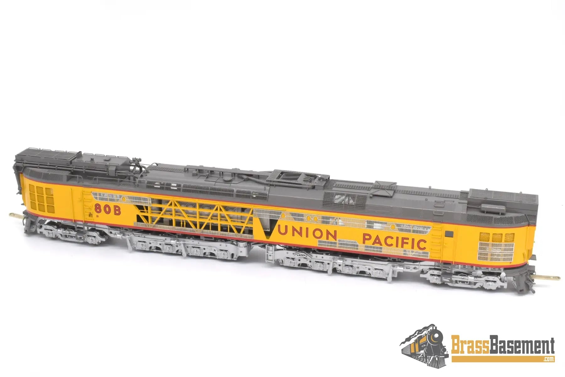 Ho Brass - Omi 5096.1 Overland Union Pacific Up #80/8080 Coal Turbine 3 Unit Set Factory Painted