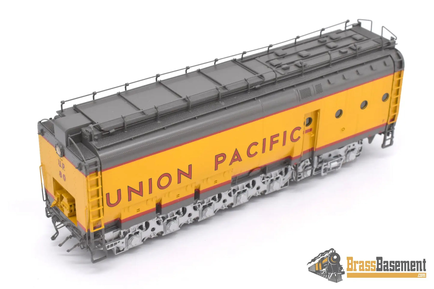 Ho Brass - Omi 5096.1 Overland Union Pacific Up #80/8080 Coal Turbine 3 Unit Set Factory Painted