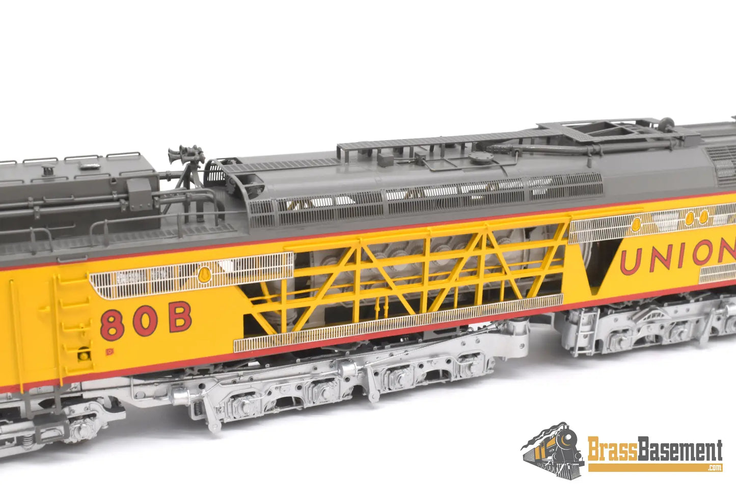 Ho Brass - Omi 5096.1 Overland Union Pacific Up #80/8080 Coal Turbine 3 Unit Set Factory Painted