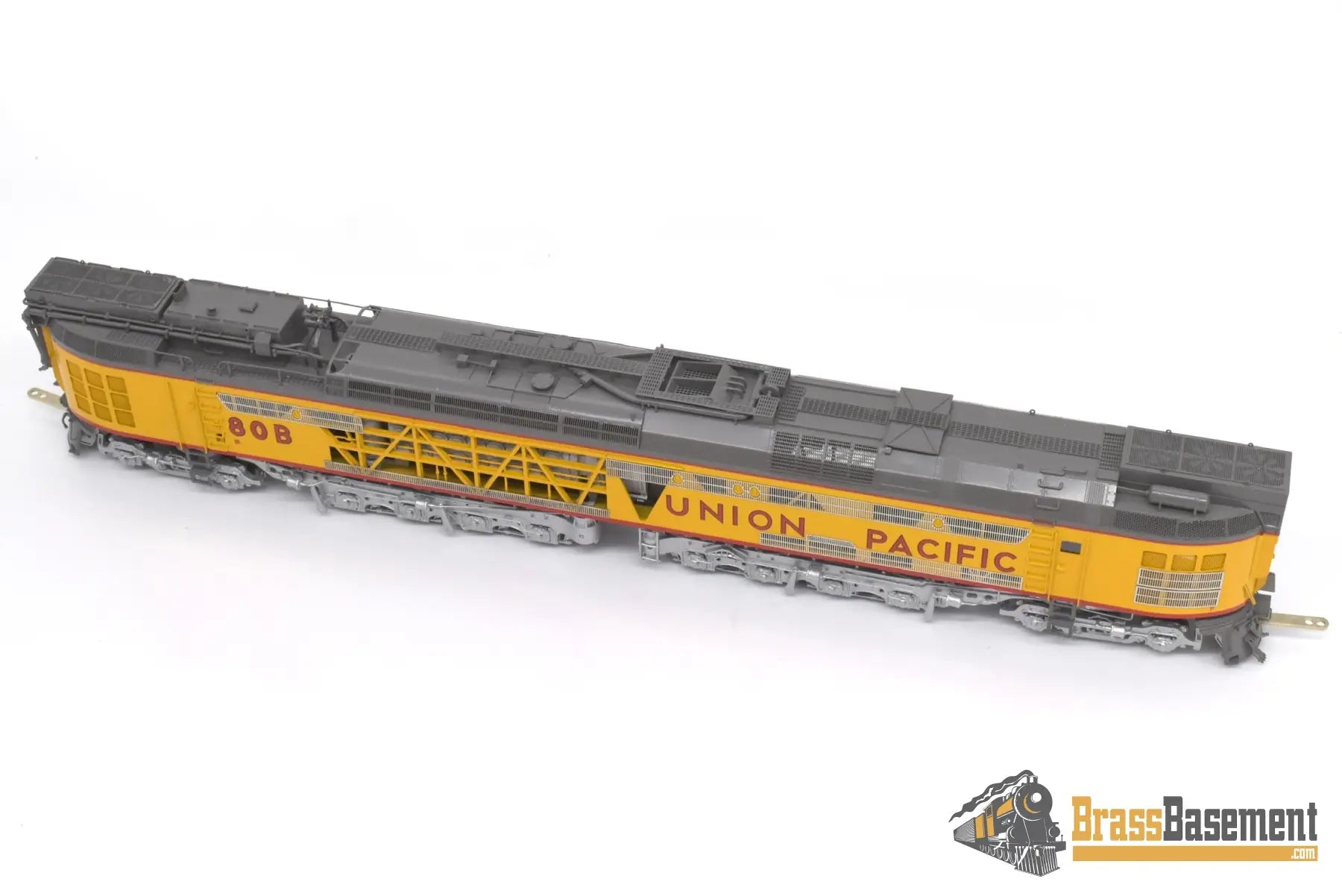 Ho Brass - Omi 5096.1 Overland Union Pacific Up #80/8080 Coal Turbine 3 Unit Set Factory Painted