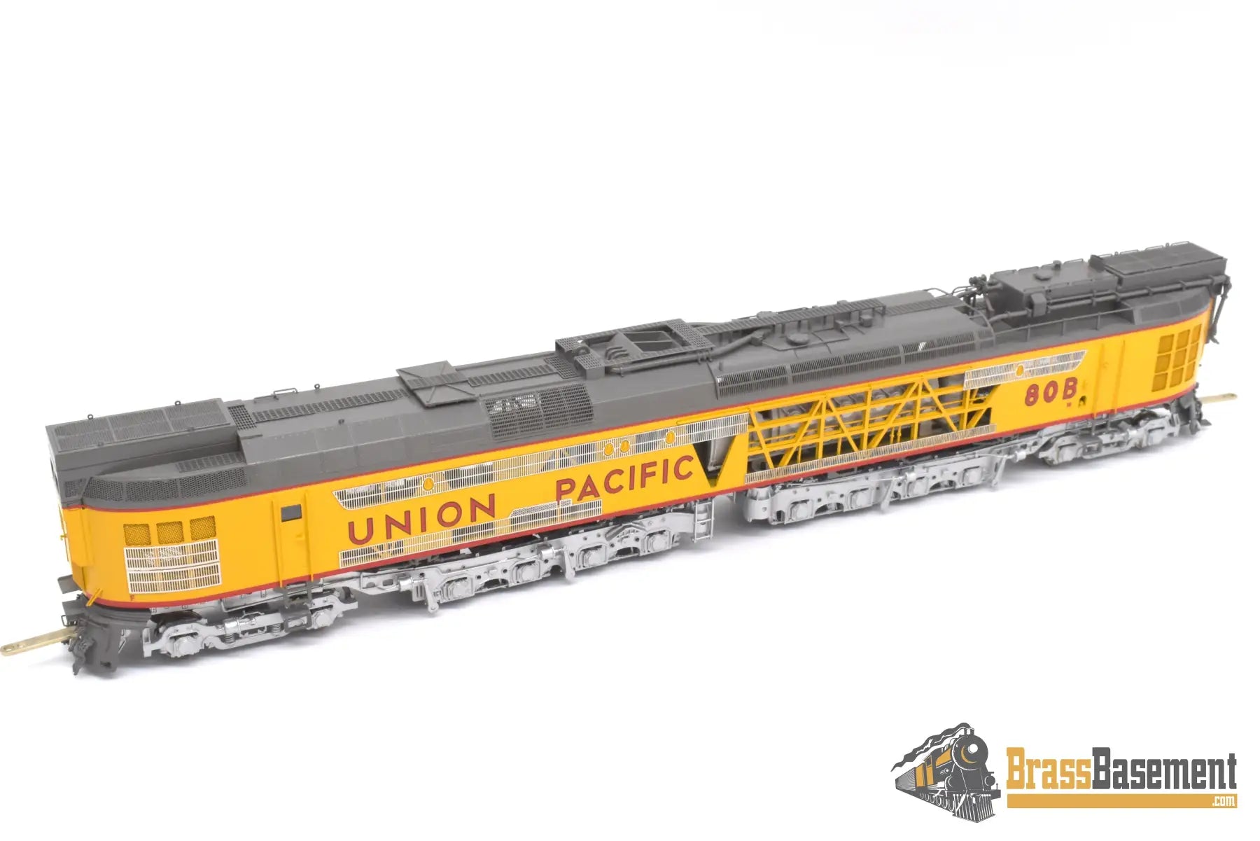 Ho Brass - Omi 5096.1 Overland Union Pacific Up #80/8080 Coal Turbine 3 Unit Set Factory Painted
