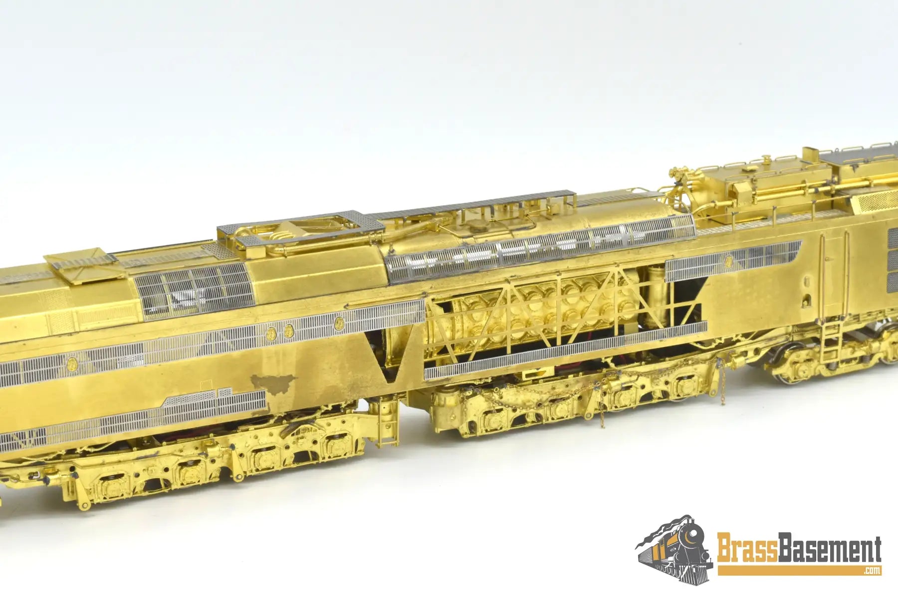 Ho Brass - Omi 5096 Overland 8080 Union Pacific Up #80/8080 Coal Turbine 3 Unit Set Unpainted