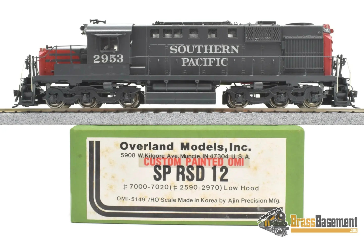 Ho Brass - Omi 5149.1 Southern Pacific Sp Rsd - 12 #2953 Low - Hood Cpomi Diesel