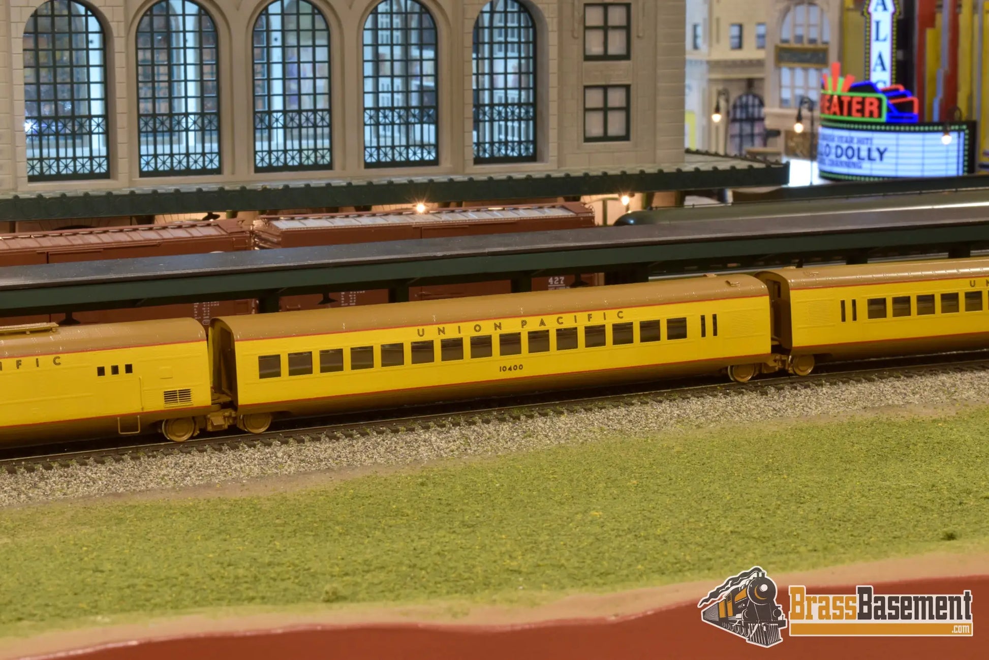 Ho Brass - Omi 5197.1 Union Pacific Up ’City Of Salina’ M - 10000 3 Car Set Cpomi Passenger