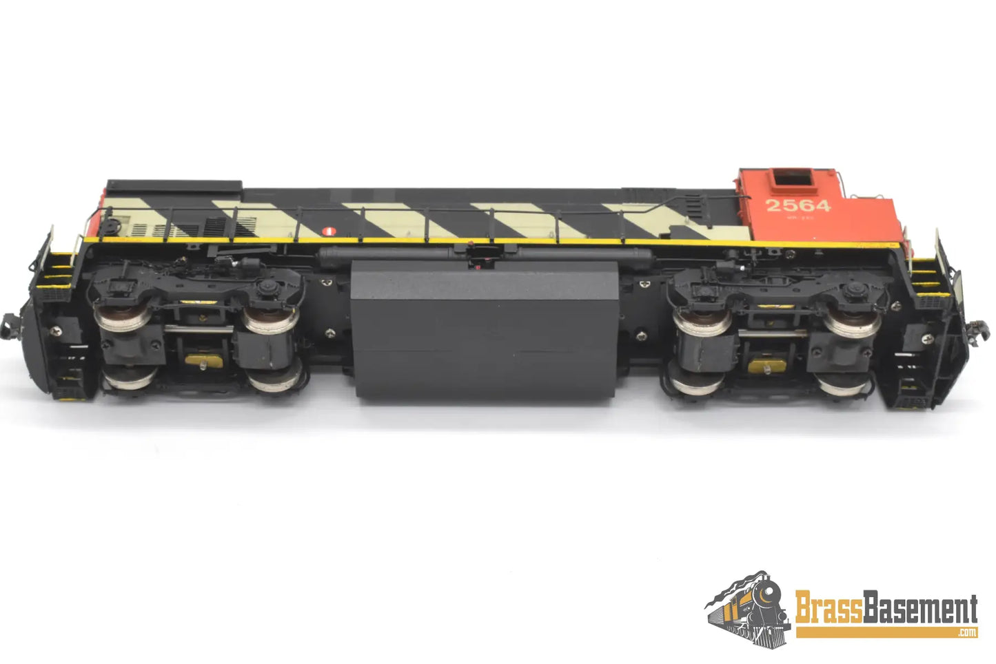 Ho Brass - Omi 5278 Cnr Canadian National M420W #2564 Custom Painted Chevron’s Diesel