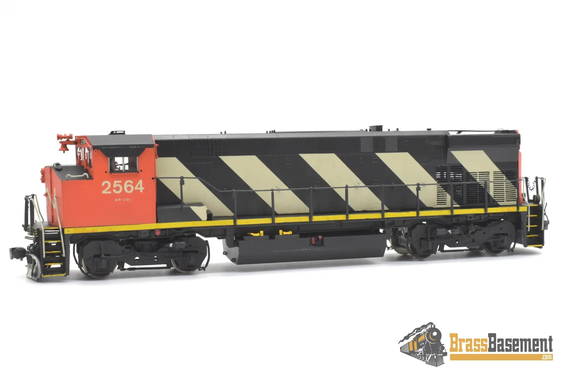 Ho Brass - Omi 5278 Cnr Canadian National M420W #2564 Custom Painted Chevron’s Diesel