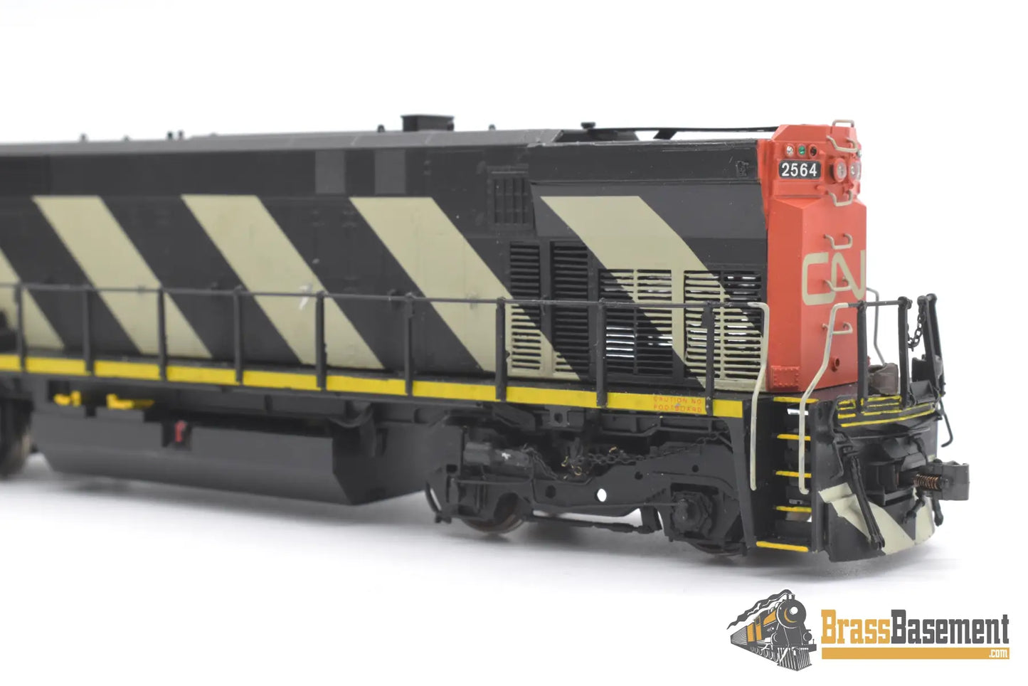 Ho Brass - Omi 5278 Cnr Canadian National M420W #2564 Custom Painted Chevron’s Diesel