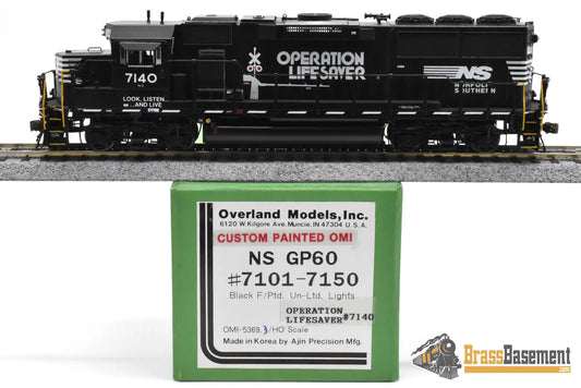 HO Brass - OMI 5369.3 Norfolk Southern NS GP60 #7140 - CPOMI ’Operation Lifesaver’ - See Description Diesel