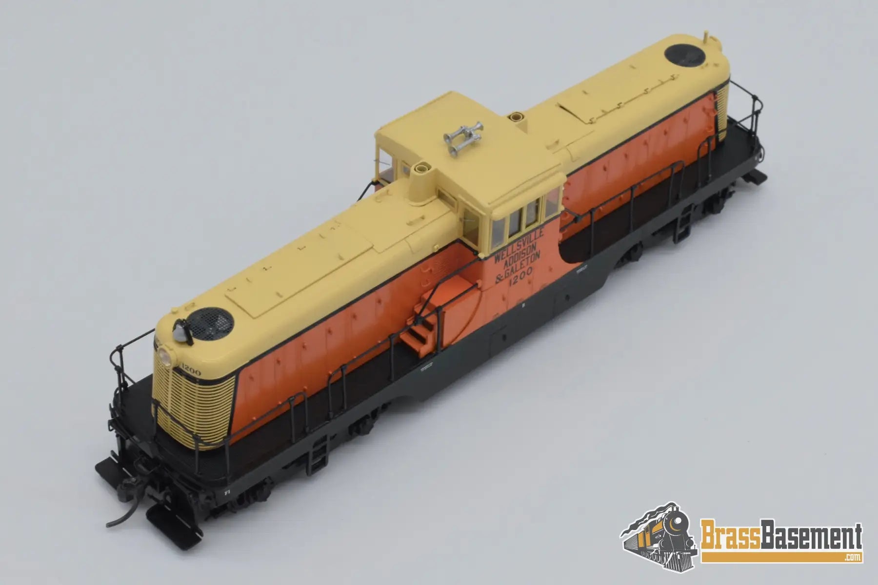HO Brass - OMI 5498.2 Overland WAG Wellsville Addison and Galeton 132 Ton Centercab Diesel #1200 Diesel
