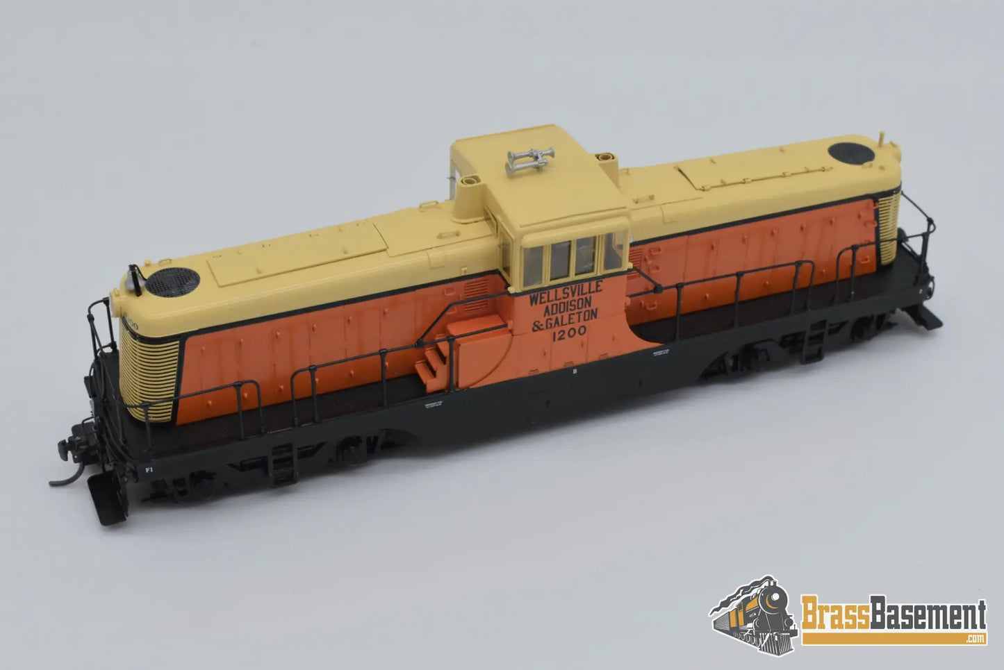 HO Brass - OMI 5498.2 Overland WAG Wellsville Addison and Galeton 132 Ton Centercab Diesel #1200 Diesel