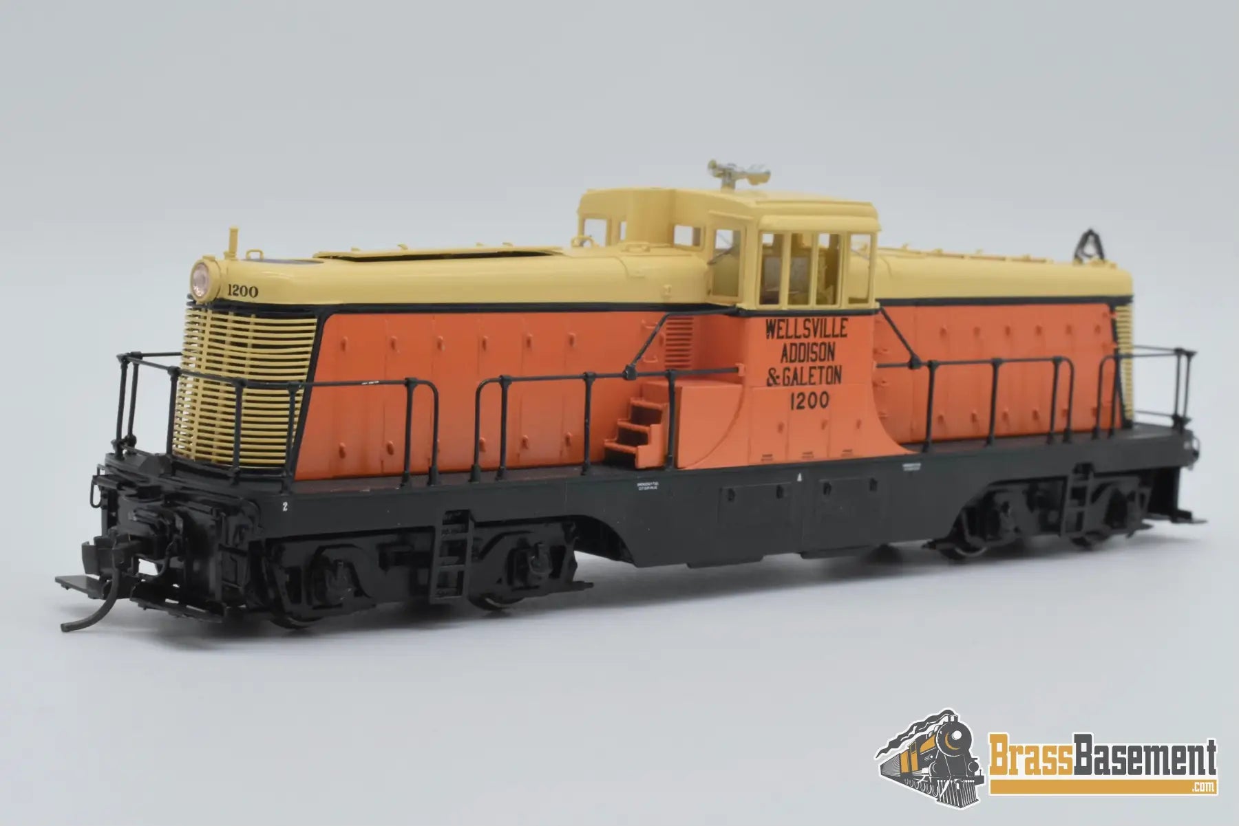 HO Brass - OMI 5498.2 Overland WAG Wellsville Addison and Galeton 132 Ton Centercab Diesel #1200 Diesel
