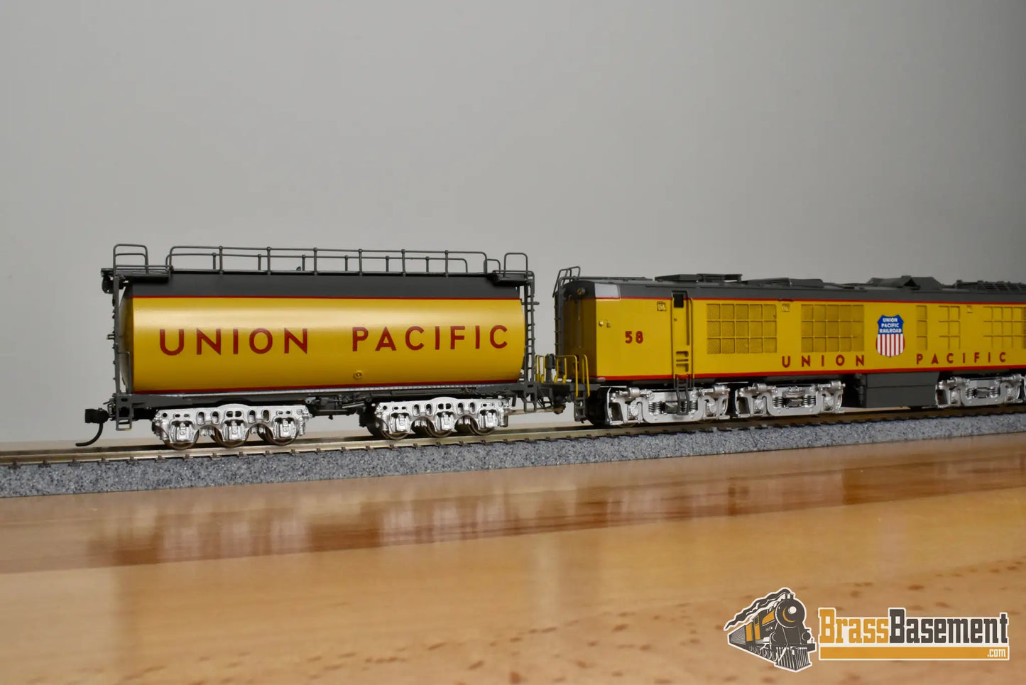 HO Brass - OMI 5508.1 Union Pacific #58 Standard Turbine w/ Round Tender - CPOMI Ajin Turbine