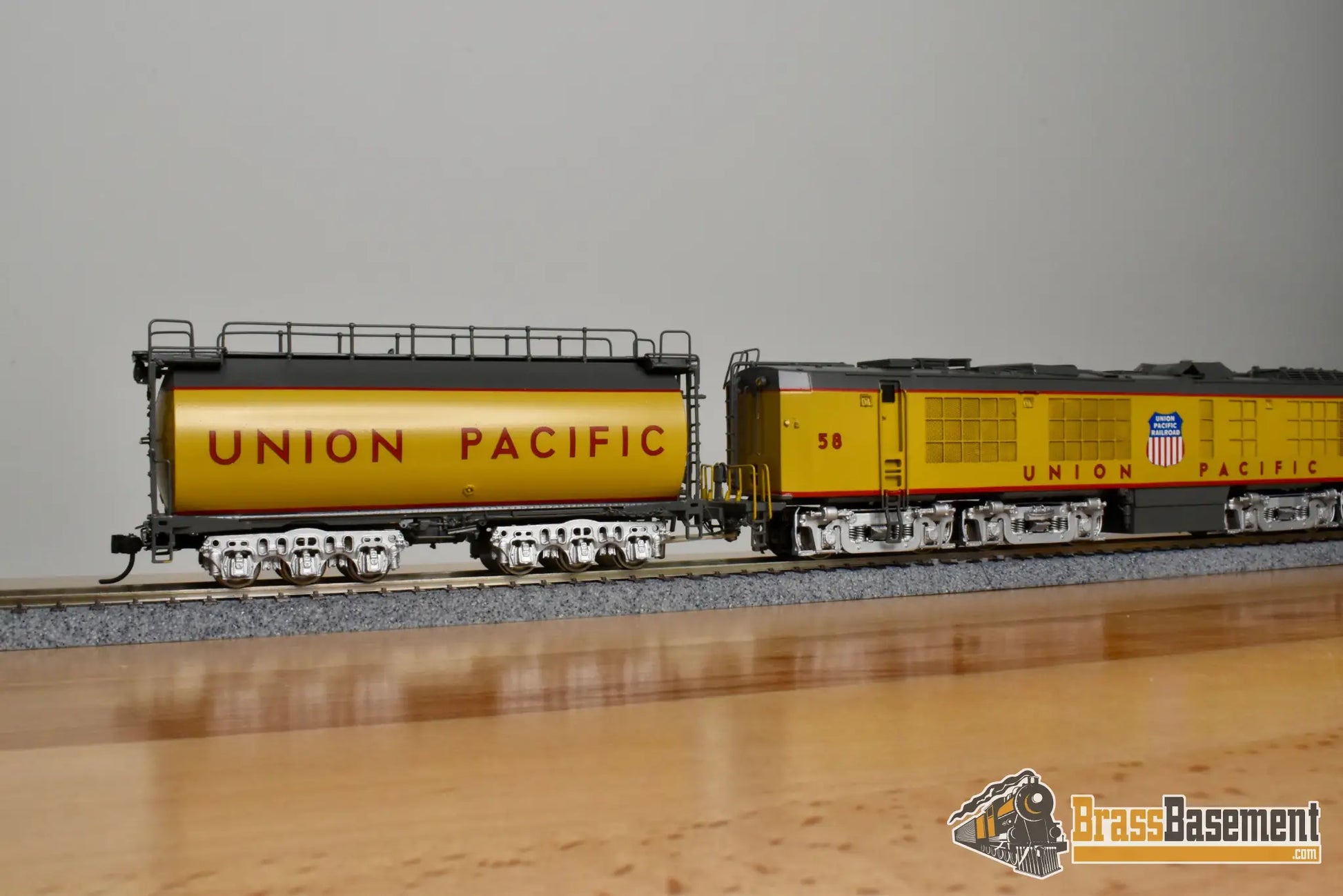 HO Brass - OMI 5508.1 Union Pacific #58 Standard Turbine w/ Round Tender - CPOMI Ajin Turbine