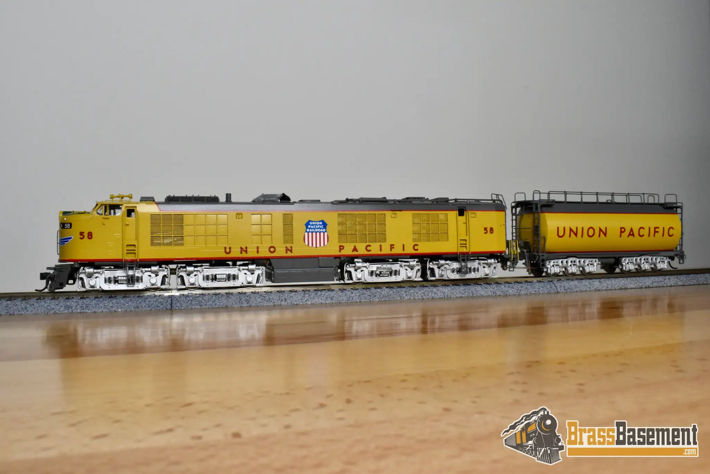 HO Brass - OMI 5508.1 Union Pacific #58 Standard Turbine w/ Round Tender - CPOMI Ajin Turbine