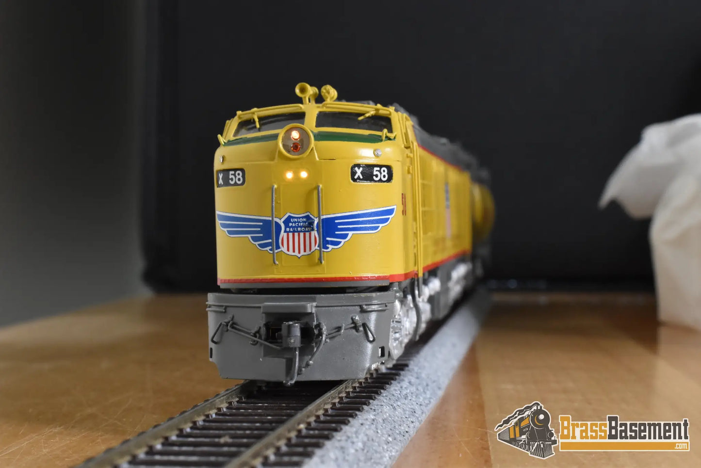 HO Brass - OMI 5508.1 Union Pacific #58 Standard Turbine w/ Round Tender - CPOMI Ajin Turbine