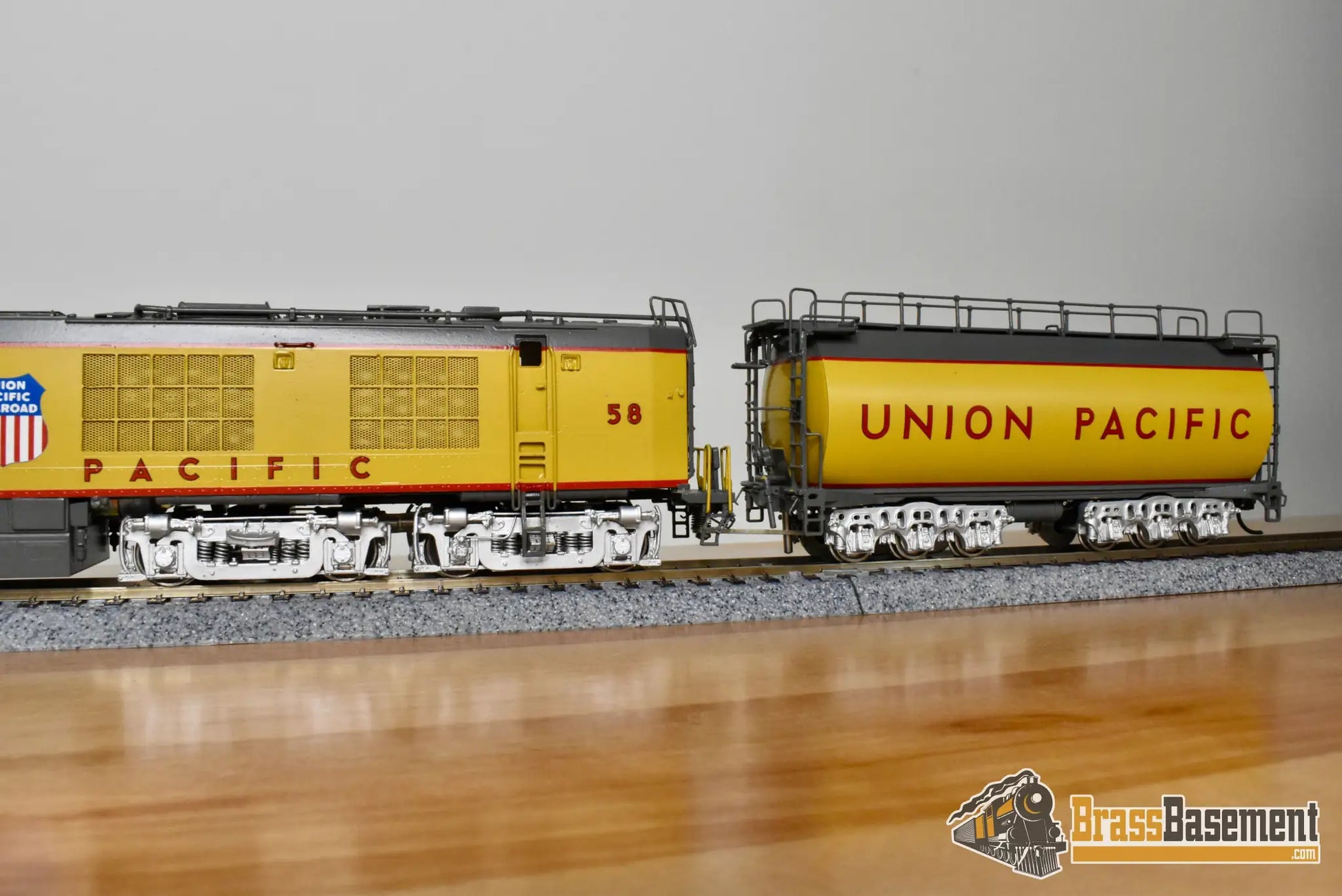 HO Brass - OMI 5508.1 Union Pacific #58 Standard Turbine w/ Round Tender - CPOMI Ajin Turbine