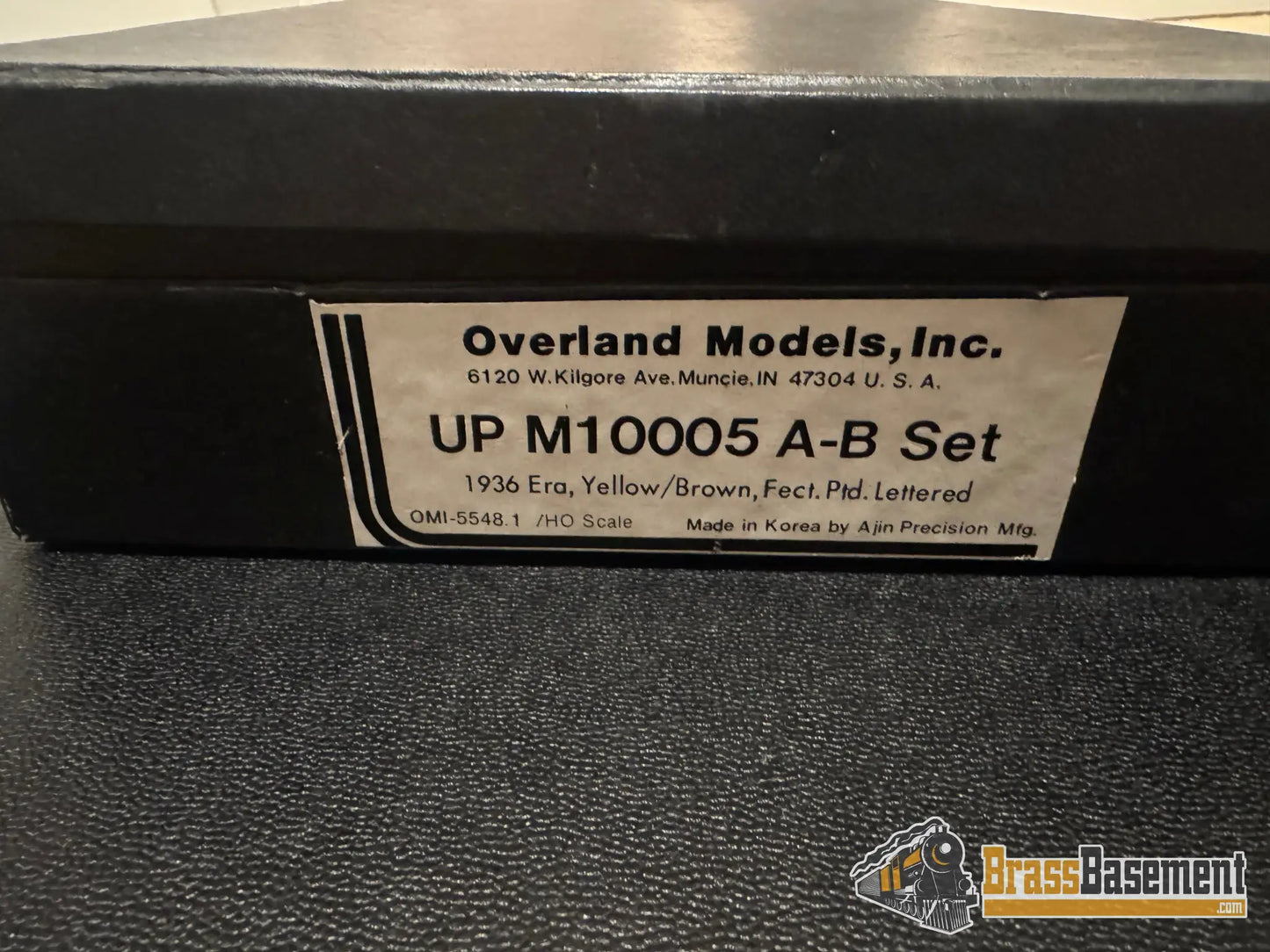 HO Brass - OMI 5548.1 & 3278.1 Union Pacific M-10005 Full Set - 2 Engines and 10 Car Set - FP Ajin