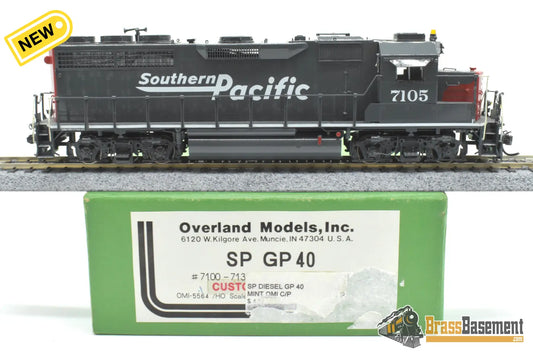HO Brass - OMI 5564.1 Southern Pacific SP GP40 #7105 Scarlet & Gray - CPOMI Diesel