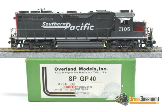 HO Brass - OMI 5564.1 Southern Pacific SP GP40 #7105 Scarlet & Gray - CPOMI Diesel