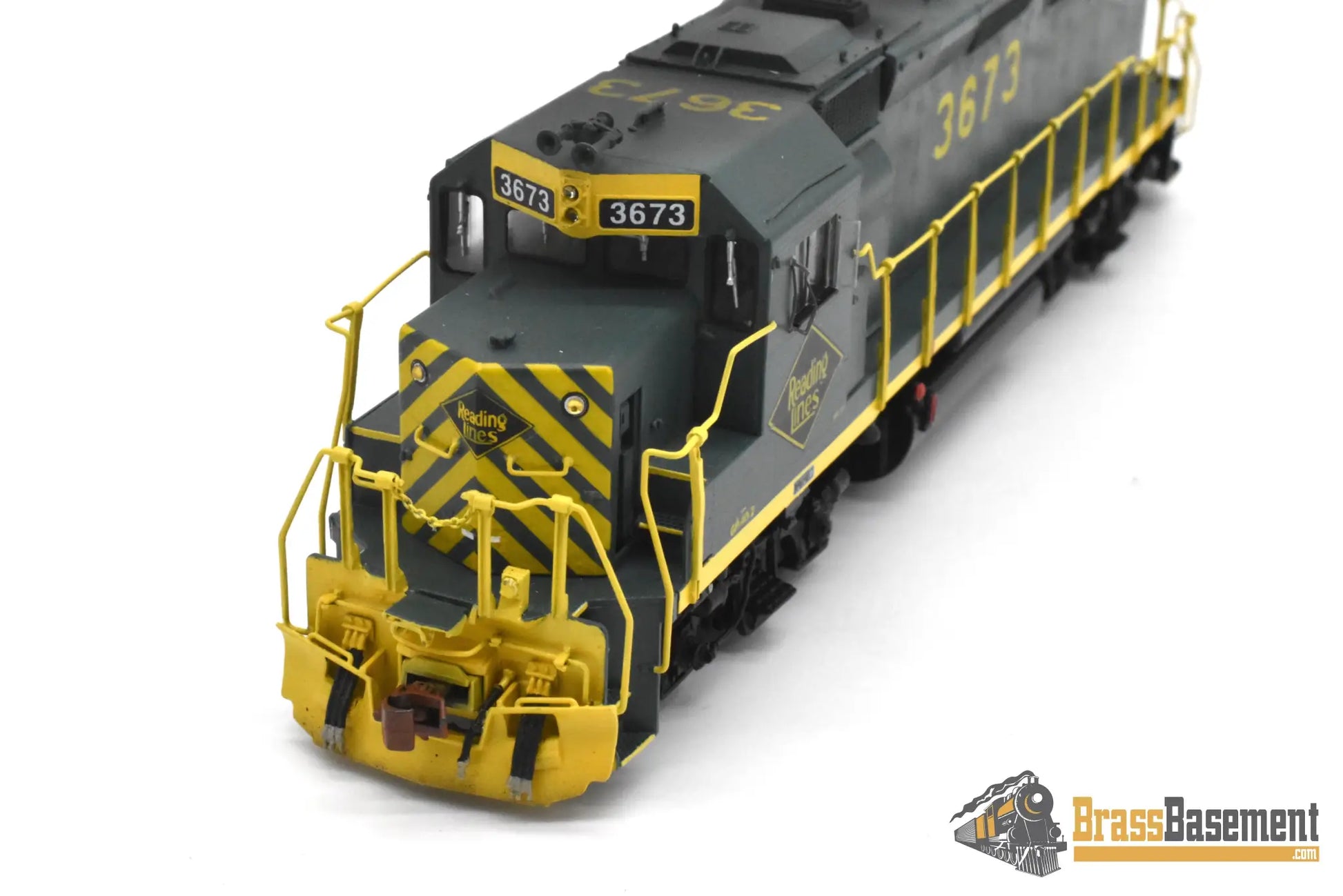 HO Brass - OMI 5579 Reading GP40-2 #3673 Mid 1970s C/P - NICE - Diesel
