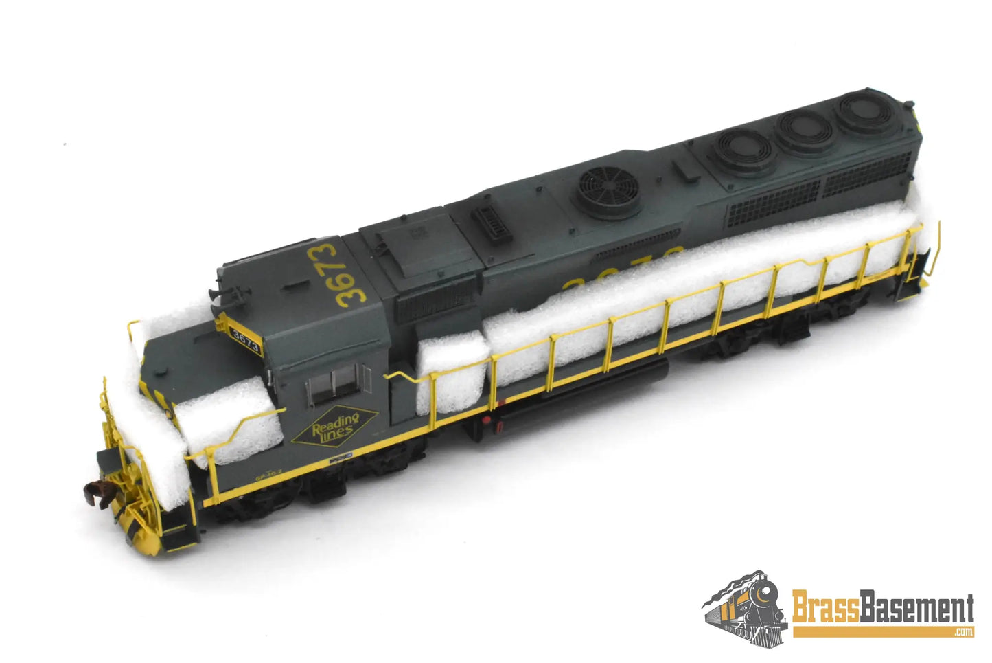 HO Brass - OMI 5579 Reading GP40-2 #3673 Mid 1970s C/P - NICE - Diesel
