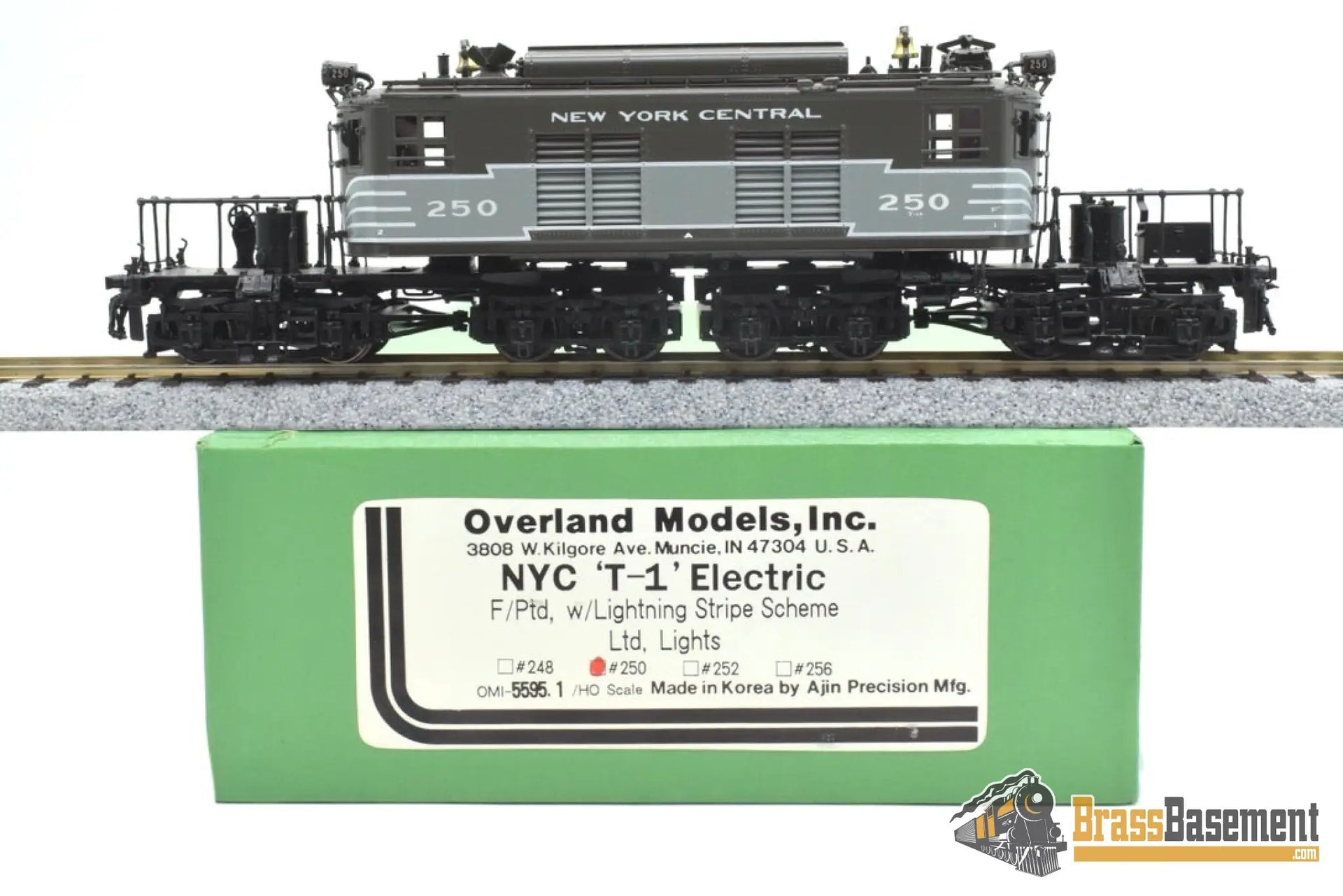 HO Brass - OMI 5595.1 New York Central NYC T-1 Electric F/P #250