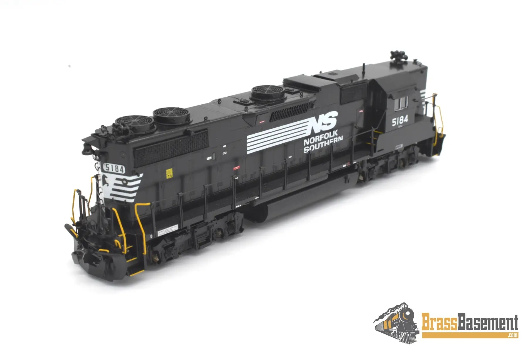 Ho Brass - Omi 5652.2 Norfolk Southern Ns Gp38 - 2 #5184 F/P Highhood Diesel