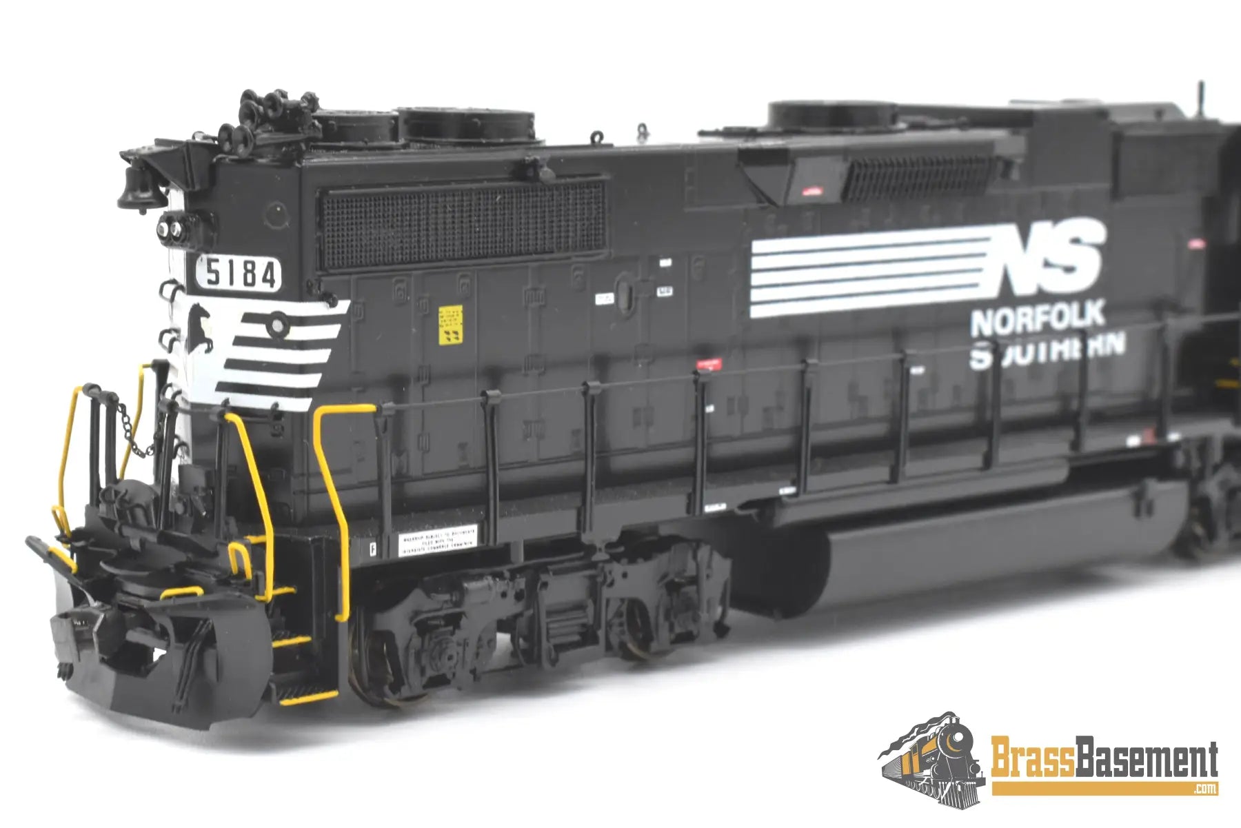 Ho Brass - Omi 5652.2 Norfolk Southern Ns Gp38 - 2 #5184 F/P Highhood Diesel