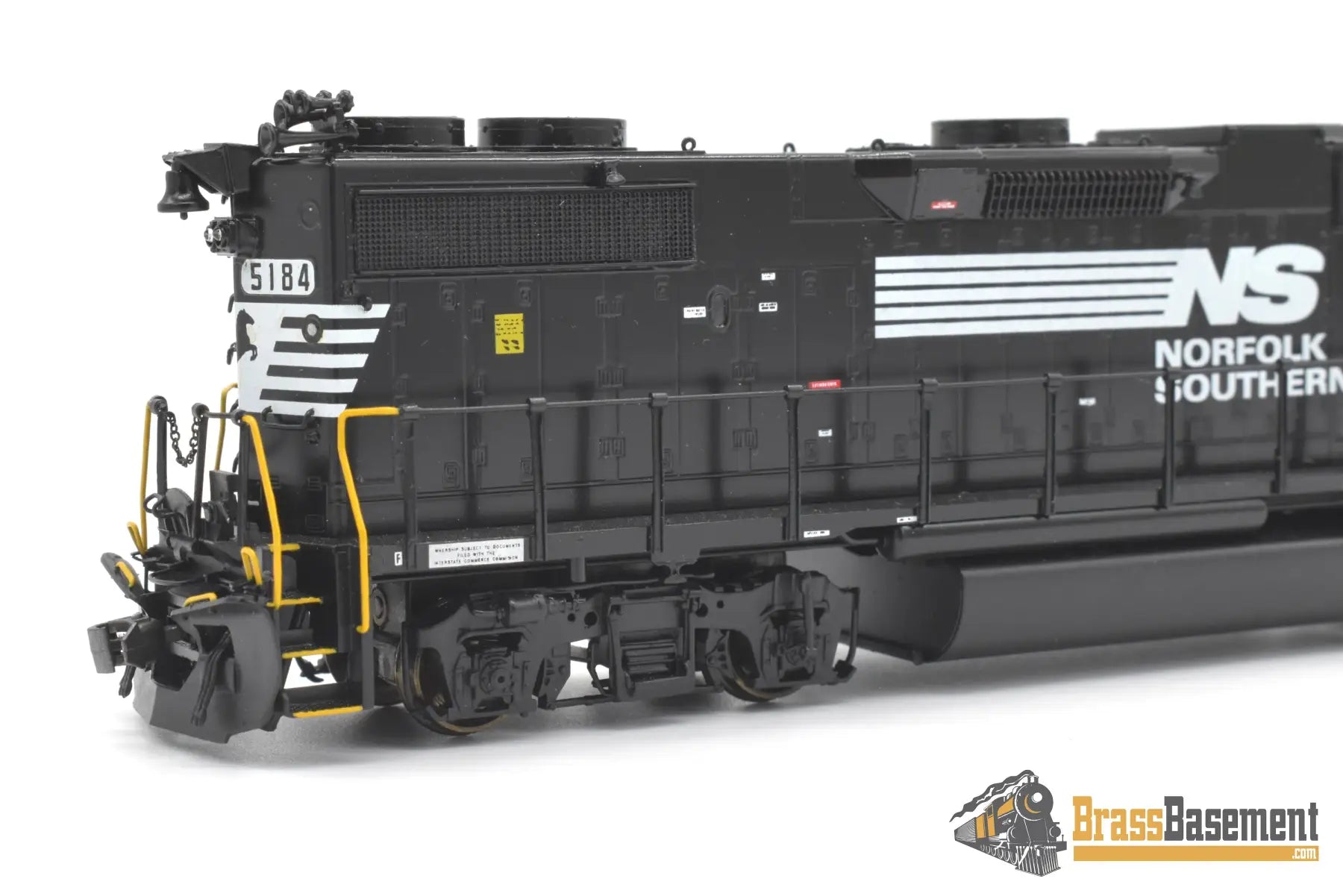 Ho Brass - Omi 5652.2 Norfolk Southern Ns Gp38 - 2 #5184 F/P Highhood Diesel