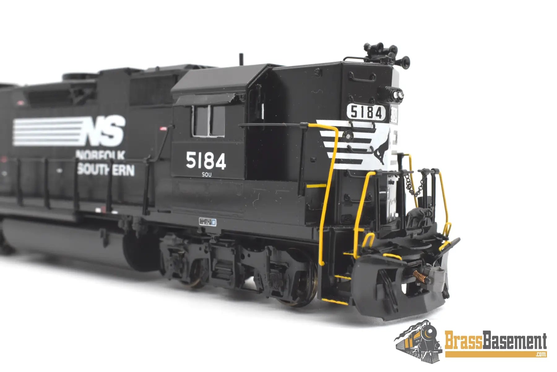 Ho Brass - Omi 5652.2 Norfolk Southern Ns Gp38 - 2 #5184 F/P Highhood Diesel