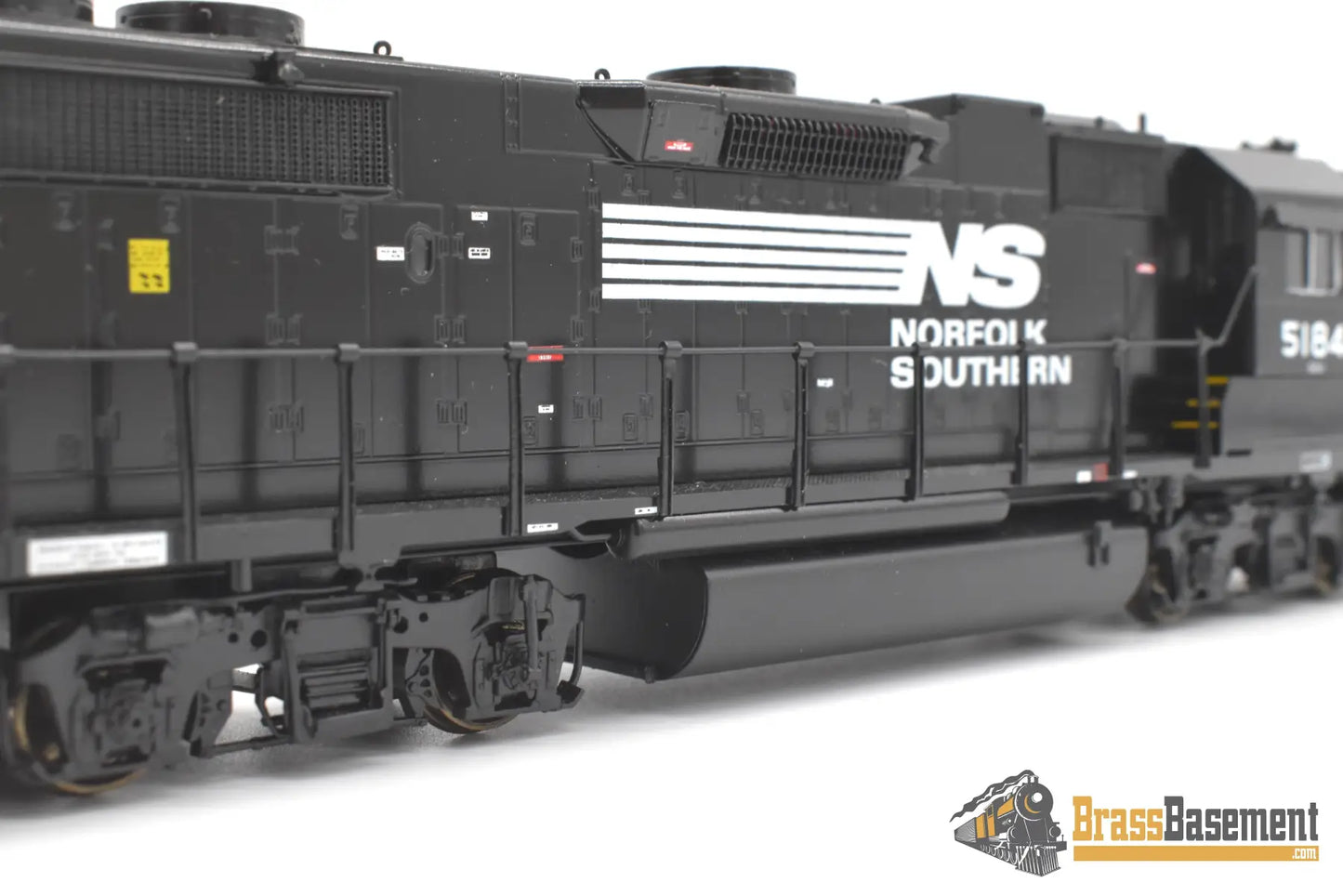 Ho Brass - Omi 5652.2 Norfolk Southern Ns Gp38 - 2 #5184 F/P Highhood Diesel