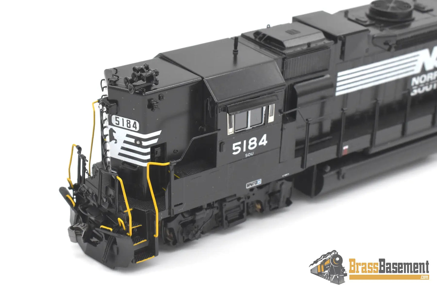 Ho Brass - Omi 5652.2 Norfolk Southern Ns Gp38 - 2 #5184 F/P Highhood Diesel