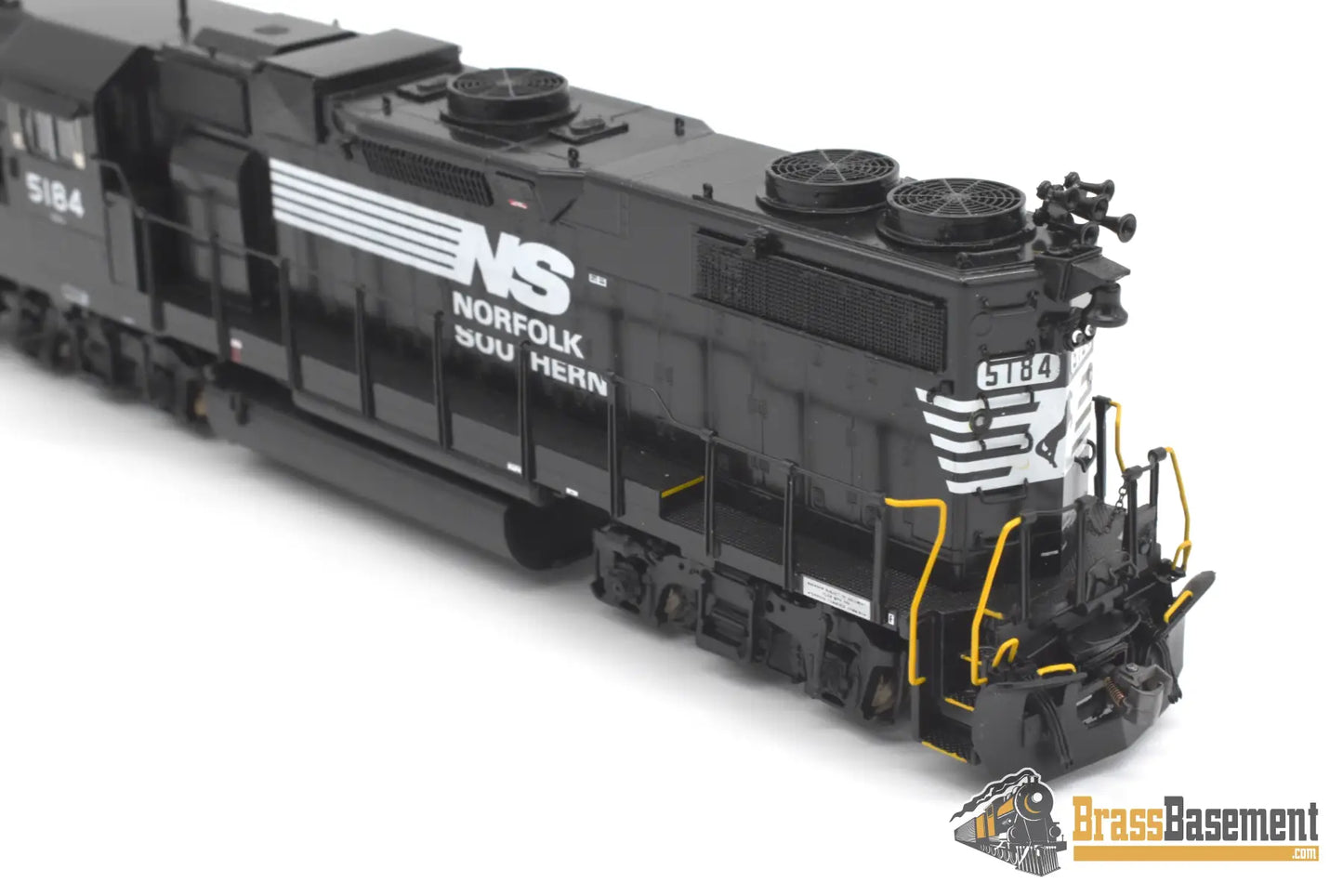 Ho Brass - Omi 5652.2 Norfolk Southern Ns Gp38 - 2 #5184 F/P Highhood Diesel