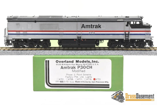 Ho Brass - Omi 5828.1 Amtrak P30Ch Modified #723 Phase Iii ’Pooch’ F/P Mint! Diesel